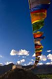 Prayer flags in Leh, Leh, Ladakh, Jammu & Kashmir, India